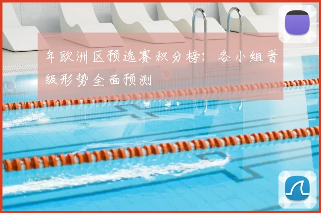 年欧洲区预选赛积分榜:各小组晋级形势全面预测